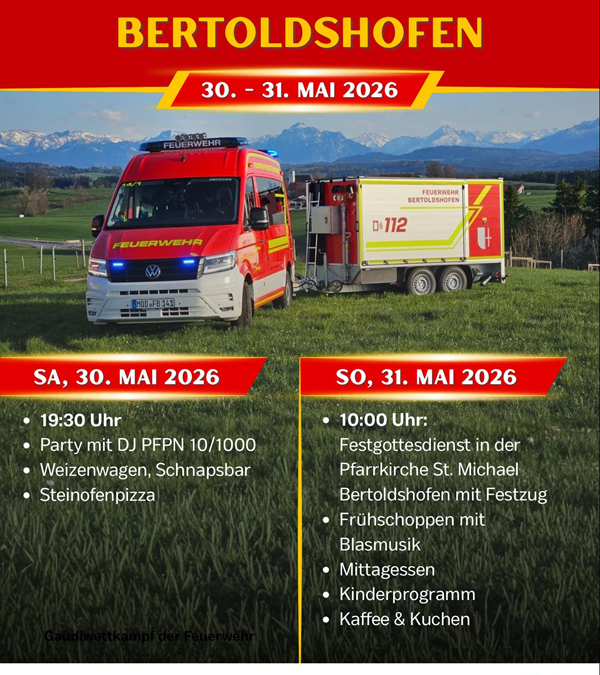 Bevorstehende Fahrzeugsegnung in KW22/2026